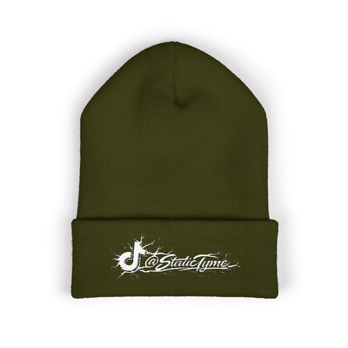 Embroidered Cuffed Beanie — Static Tyme Beanie