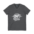 Static Family Logo V-Neck Tee — Graphic Shirt