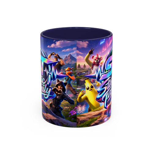 Gaming Coffee Mug — Vibrant "Static Family" Design (11/15oz)